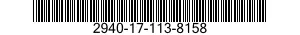 2940-17-113-8158 FILTER ELEMENT,INTAKE AIR CLEANER 2940171138158 171138158