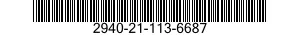 2940-21-113-6687  2940211136687 211136687
