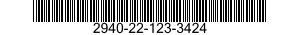 2940-22-123-3424 FILTER ELEMENT,INTAKE AIR CLEANER 2940221233424 221233424