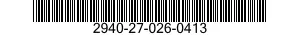 2940-27-026-0413 AIR CLEANER,INTAKE 2940270260413 270260413