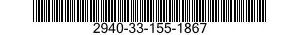2940-33-155-1867 FILTER ELEMENT,INTAKE AIR CLEANER 2940331551867 331551867