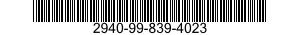 2940-99-839-4023 FILTER ELEMENT,INTAKE AIR CLEANER 2940998394023 998394023