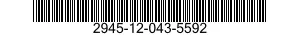 2945-12-043-5592 PLATE 2945120435592 120435592