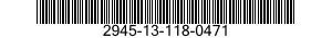 2945-13-118-0471 AIR CLEANER,INTAKE 2945131180471 131180471