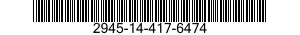 2945-14-417-6474 AIR CLEANER,INTAKE 2945144176474 144176474