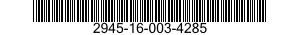 2945-16-003-4285 AIR CLEANER,INTAKE 2945160034285 160034285
