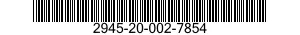 2945-20-002-7854 FILTER ELEMENT,INTAKE AIR CLEANER 2945200027854 200027854