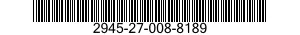 2945-27-008-8189 AIR CLEANER,INTAKE 2945270088189 270088189