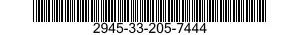 2945-33-205-7444 FILTER ELEMENT,INTAKE AIR CLEANER 2945332057444 332057444