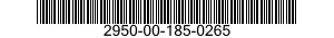 2950-00-185-0265  2950001850265 001850265