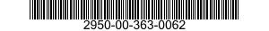 2950-00-363-0062  2950003630062 003630062