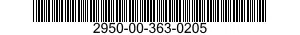 2950-00-363-0205  2950003630205 003630205