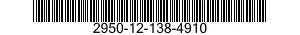 2950-12-138-4910 VERSCHLUSZ 2950121384910 121384910