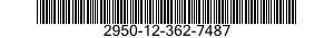 2950-12-362-7487 COMPRESSOR ROTOR,TURBO SUPERCHARGER 2950123627487 123627487