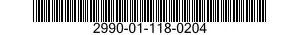2990-01-118-0204 PIPE,EXHAUST 2990011180204 011180204