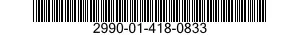 2990-01-418-0833 VALVE,AIR,EMISSION CONTROL 2990014180833 014180833