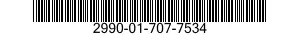 2990-01-707-7534 SENSOR,EXHAUST GAS,OXYGEN,EMISSION CONTROL 2990017077534 017077534