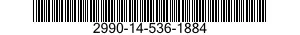 2990-14-536-1884 PIPE,EXHAUST 2990145361884 145361884