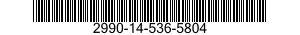 2990-14-536-5804 CABLE ASSEMBLY,CONTROL 2990145365804 145365804