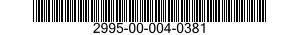 2995-00-004-0381 PLATE,GEAR,FRONT 2995000040381 000040381