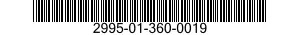 2995-01-360-0019 CABLE ASSEMBLY,CONTROL 2995013600019 013600019