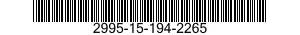 2995-15-194-2265 DETECTOR,METALLIC PARTICLE 2995151942265 151942265