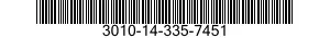 3010-14-335-7451  3010143357451 143357451