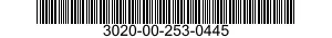 3020-00-253-0445  3020002530445 002530445