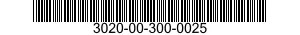 3020-00-300-0025  3020003000025 003000025