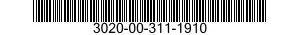 3020-00-311-1910 GEAR CLUSTER 3020003111910 003111910