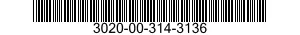 3020-00-314-3136  3020003143136 003143136