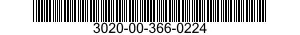 3020-00-366-0224  3020003660224 003660224