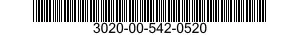 3020-00-542-0520 GEAR,WORM WHEEL 3020005420520 005420520