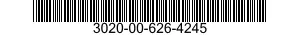 3020-00-626-4245 GEAR SECTOR,SPUR 3020006264245 006264245
