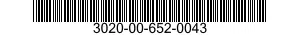 3020-00-652-0043  3020006520043 006520043
