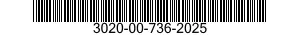 3020-00-736-2025  3020007362025 007362025