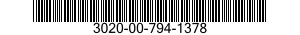 3020-00-794-1378  3020007941378 007941378