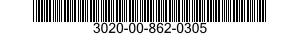 3020-00-862-0305 LINK,ROLLER CHAIN 3020008620305 008620305