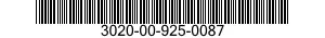 3020-00-925-0087  3020009250087 009250087