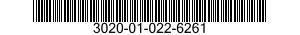 3020-01-022-6261  3020010226261 010226261