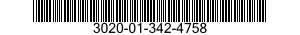 3020-01-342-4758 GEAR SECTOR CLUSTER 3020013424758 013424758