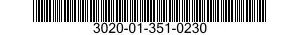3020-01-351-0230 PULLEY,GROOVE 3020013510230 013510230