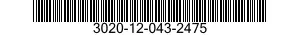 3020-12-043-2475  3020120432475 120432475