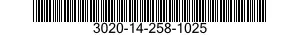 3020-14-258-1025  3020142581025 142581025