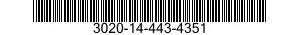 3020-14-443-4351 GEAR,SPUR 3020144434351 144434351