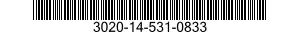 3020-14-531-0833 GEAR,SPUR 3020145310833 145310833