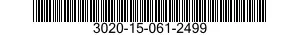 3020-15-061-2499 SPROCKET WHEEL 3020150612499 150612499