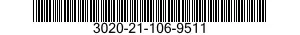 3020-21-106-9511 STUD,CONTINUOUS THREAD 3020211069511 211069511