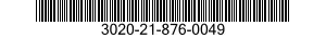 3020-21-876-0049 PULLEY,TIMING BELT 3020218760049 218760049