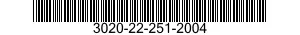 3020-22-251-2004  3020222512004 222512004